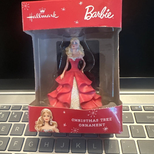 Hallmark 2015 Holidayarbie Red Dress Christmas Ornament New